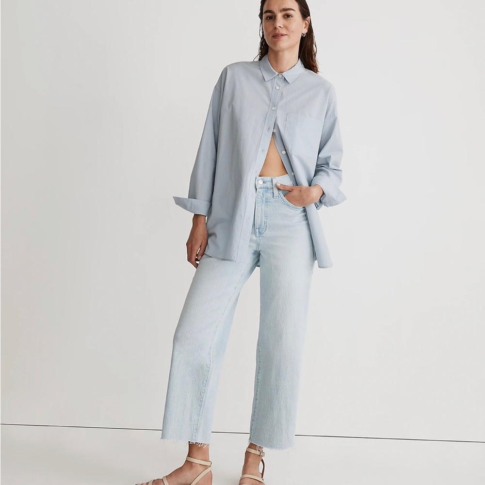 Madewell Petite Perfect Vintage Wide-Leg Crop Jean